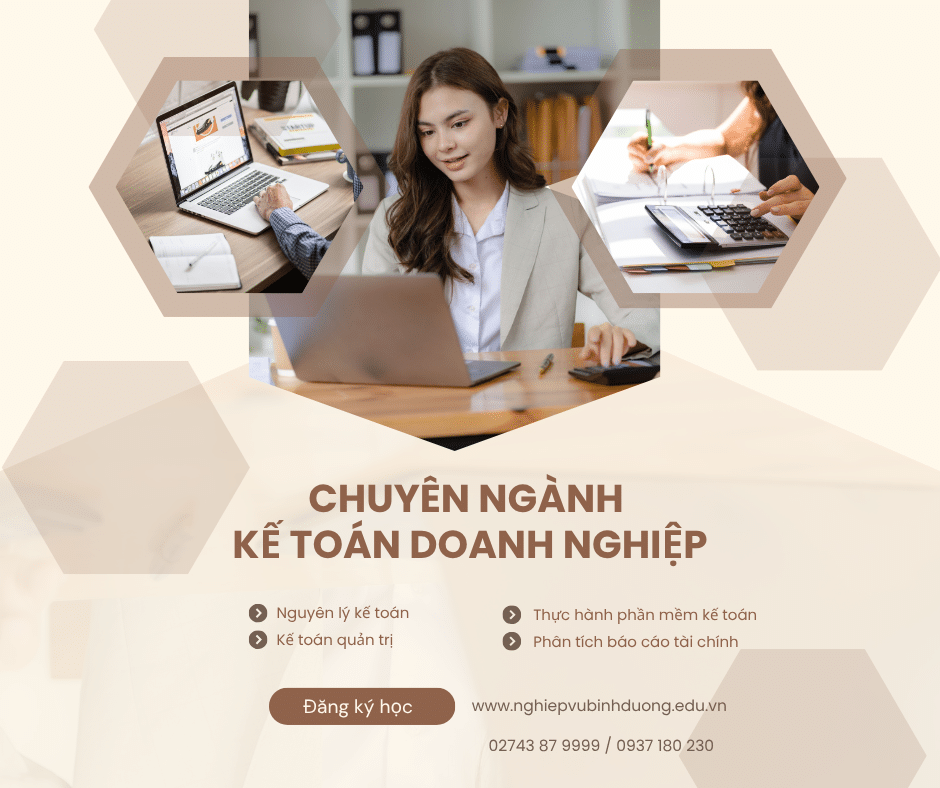 Kế toán doanh nghiệp - Ngành học không lo thất nghiệp 8 White And Brown Professional Accounting And Bookkeeping Service Instagram Post Bai dang Facebook