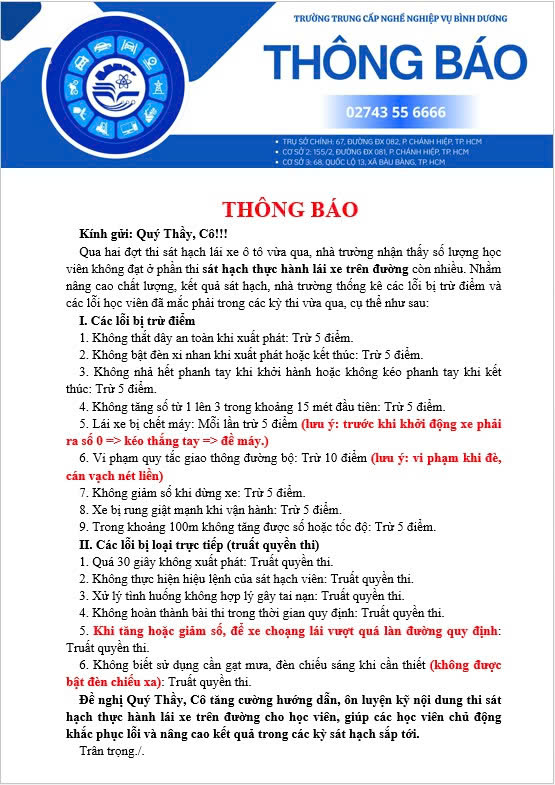 Lưu ý khi tham dự thi sát hạch thực hành lái xe trên đường 3 z6838683875092 f9f56e421e87d8d73dd71cd6a9e95c13