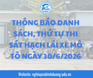 THONG BAO DANH SACH THU TU THI SAT HACH LAI XE O TO NGAY 2122025 25