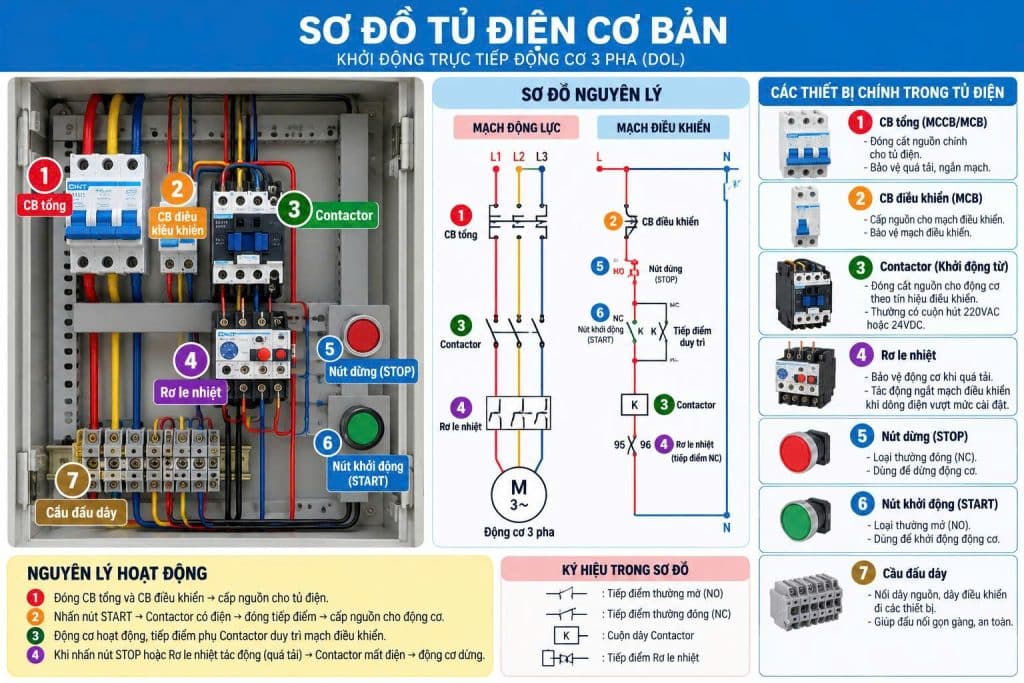 Bạn có biết tủ điện cơ bản hoạt động như thế nào không?