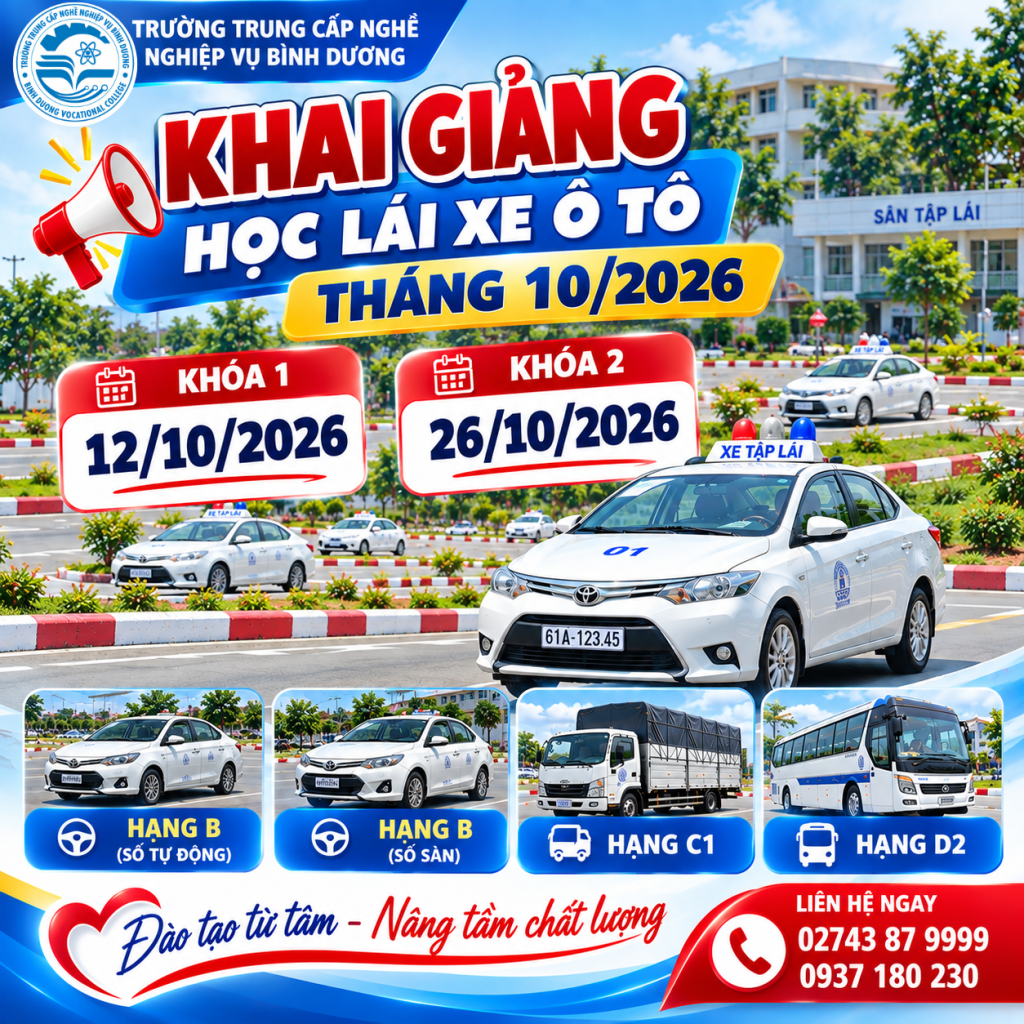 Tháng 10 rồi – Đăng ký học lái xe Ô tô ngay thôi